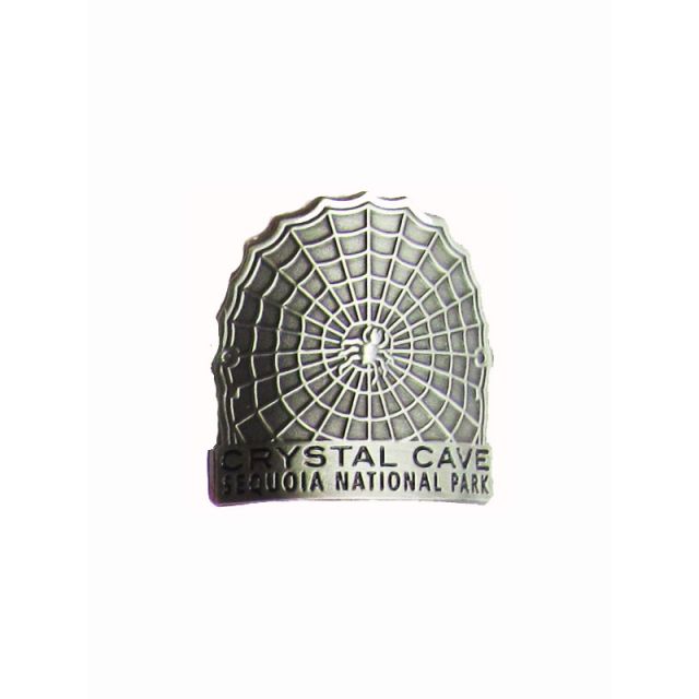 Hiking Stick Medallion - Crystal Cave Spider Web Gate