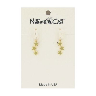 Earrings - Delicate Star Trio, Gold