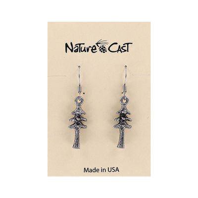 Earrings - Sequoia Tree Silver