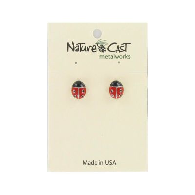 Earrings - Lady Bug