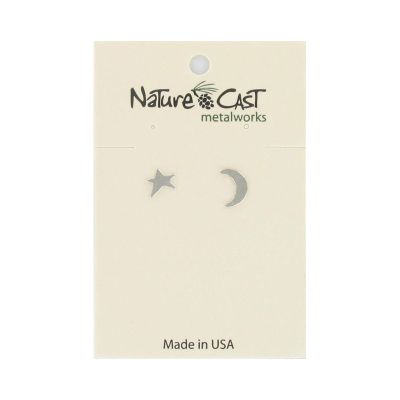Earrings - Star & Crescent Moon
