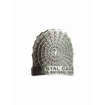 Hiking Stick Medallion - Crystal Cave Spider Web Gate