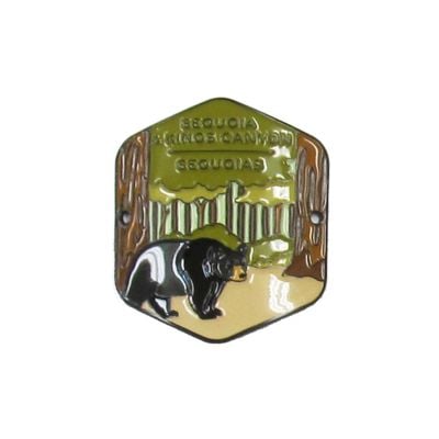 Hiking Stick Medallion - Sequoia Black Bear
