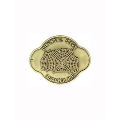 Hiking Stick Medallion - Crystal Cave Spider Web Gate