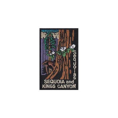 Patch - Woodcut Sequoia Tree