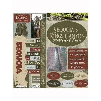 Scrapbook Kit - Sequoia & Kings Canyon National Parks