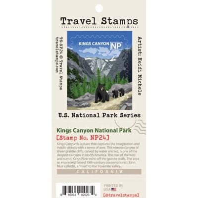Travel Stamp - Kings Canyon NP