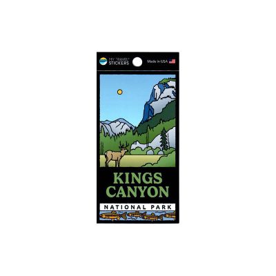 Sticker - Kings Canyon w/deer
