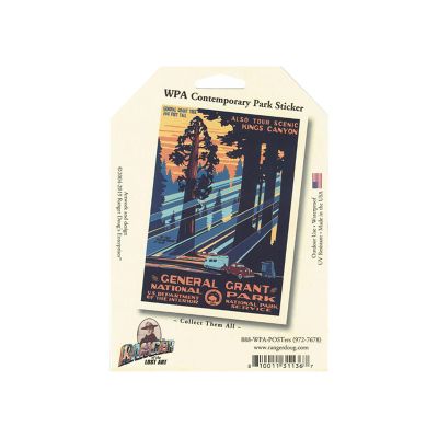 Luggage Sticker - General Grant WPA era