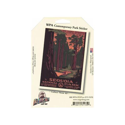 Luggage Sticker - Sequoia WPA era