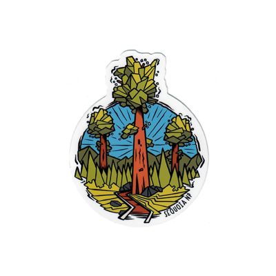 Sticker - Sequoia Geometric