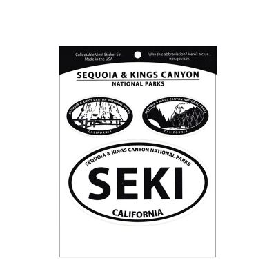 Sticker - Triple Set Sequoia & Kings Canyon
