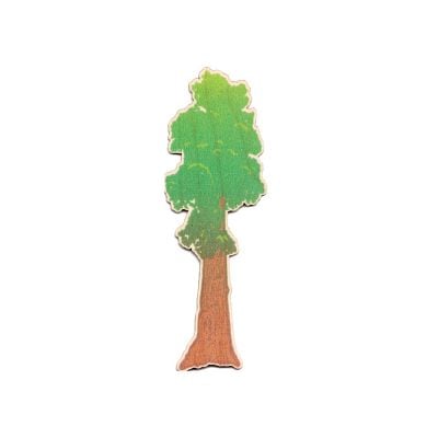Wood Sticker - Sequoia Tree