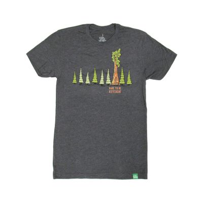 T-Shirt, Dare to be Different (Charcoal)