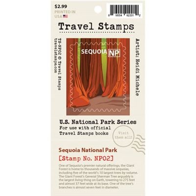 Travel Stamp - Sequoia NP