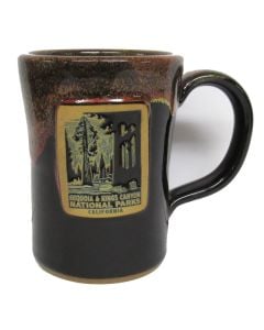 Mug - Pottery Black/Brown